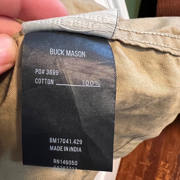 Buck Mason Tan Military Jacket - Picture 5 of 6